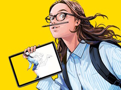 Wacom MovinkPad è una tavoletta portatile Android con una penna Wacom Pro Pen 3, progettata per rendere comodo il disegno per gli artisti in movimento. (Fonte: Wacom)