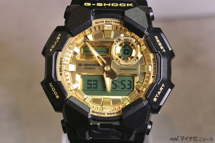 L'orologio Casio G-Shock GA-010GGB-1A9. (Fonte: MyNavi News)