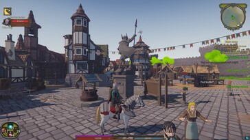 Nella foto: uno screenshot del gameplay di Gedonia.
