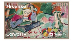 L'Hisense S7N CanvasTV visualizza le opere d'arte solo quando percepisce la presenza di qualcuno nella stanza (fonte: Hisense)