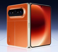 Si prevede che l'iPhone Ultra di Apple abbia una larghezza simile a quella del Huawei Pura X Max raffigurato.