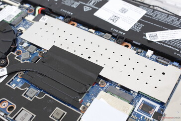 2 slot SODIMM sono protetti da una copertura in alluminio