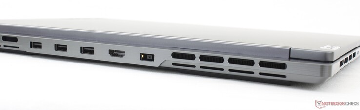 Posteriore: 3x USB-A 3.2 Gen. 2, HDMI 2.1, adattatore AC