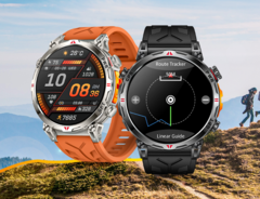 Lo smartwatch Rollme GT3S (nella foto) sarà disponibile in due colori - nero e argento - con cinturini in silicone nero e arancione rispettivamente. (Fonte: Rollme)