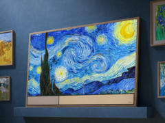 L'Hisense Mural TV R8K imita le opere d'arte. (Fonte: Hisense)