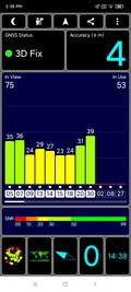 Ricezione GPS all'aperto