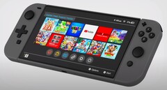 Un concetto di come potrebbe apparire il prossimo Nintendo Switch. (Fonte: ZONEofTECH)