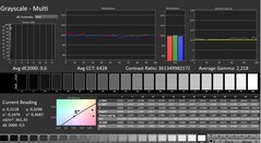 CalMAN: Scala di grigi (calibrata)