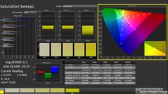 CalMAN: Saturazione (calibrata)