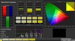 CalMAN: Saturazione Colore (calibrato)