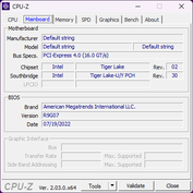 CPU-Z: Scheda madre