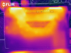 Distribuzione del calore sul lato inferiore (in idle)