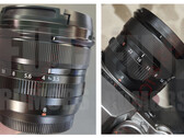 Le immagini trapelate dell'obiettivo Fujinon XF8mm f/3.5 R WR rivelano un formato compatto e una ghiera di apertura manuale. (Fonte: Fuji Rumors)