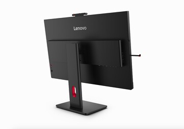 Vista posteriore del nuovo monitor Lenovo ThinkVision T32UD.