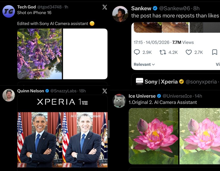 Il filo conduttore di questi post include didascalie come 