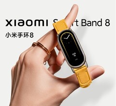 Lo Xiaomi Band 8 sarà lanciato in Cina la prossima settimana. (Fonte: Xiaomi)