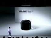 Il CEO di Xiaomi e il nuovo altoparlante Sound. (Fonte: Xiaomi)