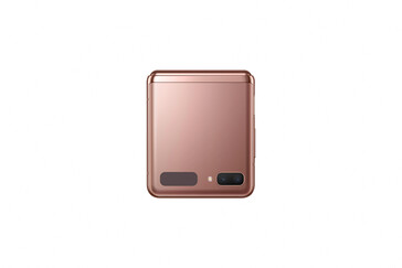 Z Flip 5G in colorazione Mystic Bronze (Image Source: Samsung)