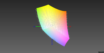 Copertura del 93% sRGB color-space