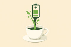 Il tè come Santo Graal: Una nuova speranza per le batterie usate. (Fonte immagine: GPT-image-1)