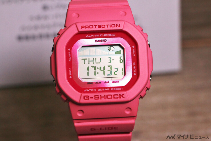 L'orologio Casio G-Shock G-Lide GLX-S5610-4. (Fonte: Mynavi News)