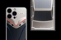 L&#039;iPhone 15 Pro Max di Apple e il Samsung Galaxy S24 Ultra ricevono un interessante restyling da Caviar. (Immagine: Caviar)