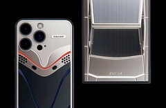 L'iPhone 15 Pro Max di Apple e il Samsung Galaxy S24 Ultra ricevono un interessante restyling da Caviar. (Immagine: Caviar)