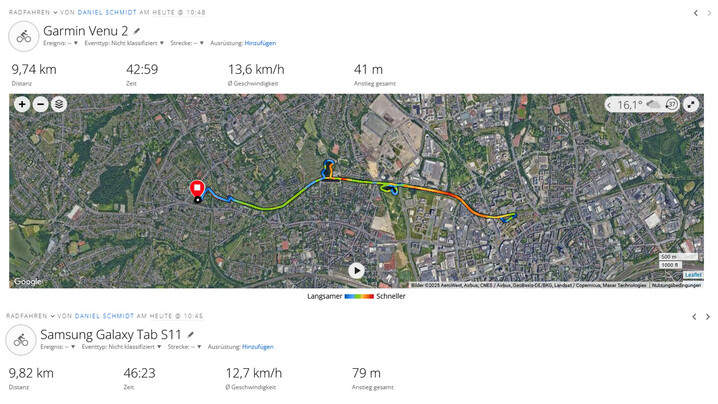 Galaxy Tab S11 contro Garmin Venu 2
