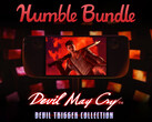 La Devil Trigger Collection scadrà il 30 luglio. Nella foto: Steam Deck con DmC: Devil May Cry. (Fonte immagine: Steam e Humble Bundle - modifica)