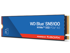 WD Blue SN5100 NVMe: archiviazione PCI Express 4.0 più veloce, prezzi più alti (Fonte immagine: SanDisk)