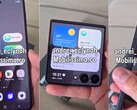 Un Galaxy Z Flip 7 funzionante appare in un video hands-on trapelato, che è stato cancellato piuttosto rapidamente (Fonte immagine: @andrei_eclynoh)