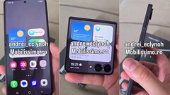 Un Galaxy Z Flip 7 funzionante appare in un video hands-on trapelato, che è stato cancellato piuttosto rapidamente (Fonte immagine: @andrei_eclynoh)