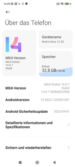 Xiaomi Redmi Note 12 5G