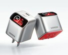 Il caricabatterie Ugreen X740 45W GaN presenta un display intelligente angolato.