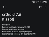 Android 11 (via crDroid 7.2) su Xiaomi Mi A1 (Fonte: Proprio)