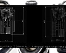 Gli obiettivi NONIKKOR 24 mm f/1,7 di ArtraLabs avranno lo stesso design retrò e la stessa messa a fuoco manuale delle precedenti versioni da 35 mm. (Fonte: Plastic Photo su YouTube / ArtraLab - modificato)