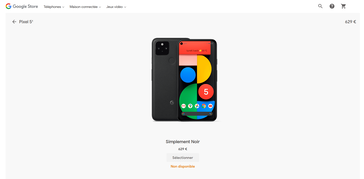 Il Pixel 5 è esaurito in diversi paesi. (Fonte: Google)