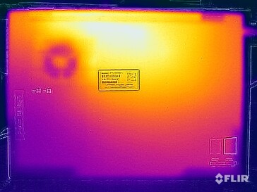 Test di sollecitazione delle temperature di superficie (in basso)