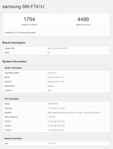 (Fonte: Geekbench)