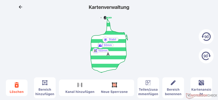 Gestione delle carte con zone riservate e co