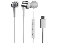 Gli auricolari USB-C ATH-CKD30C di Audio-Technica sono dotati di un DAC di alta qualità e di quattro misure di puntali.