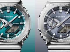 I modelli Casio G-Shock GM-2110D-3A1 (a sinistra) e GM-2110D-8A (a destra), nella foto. (Fonte: Casio)