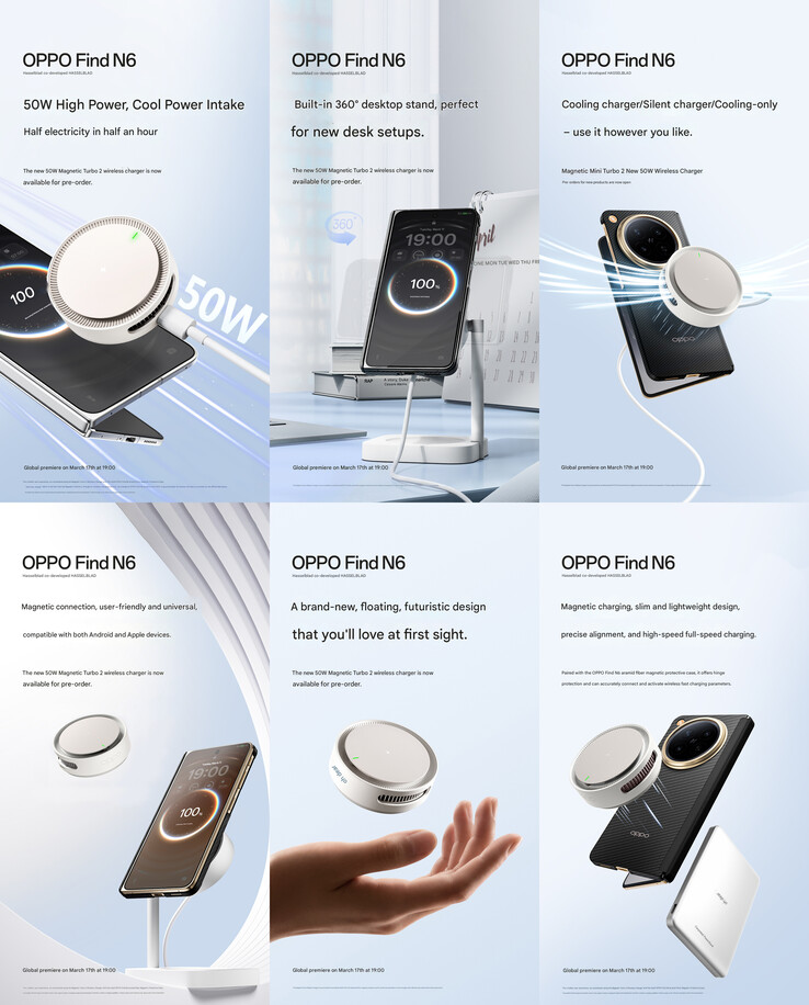 I punti salienti del caricatore wireless magnetico Oppo da 50W di seconda generazione e del dispositivo di raffreddamento (traduzione automatica)