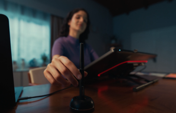 Huion Kamvas 22 Gen 3 illuminazione ambientale