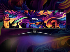 MSI ha lanciato l&#039;MPG 491CQP QD-OLED per primo in Cina. (Fonte: MSI)