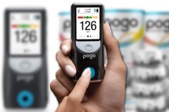 Il monitor automatico della glicemia POGO pesa solo 3,4 once con le batterie. (Fonte immagine: Intuity Medical Inc. - modificato)