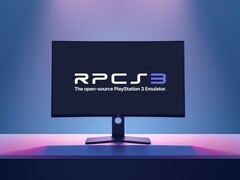 L'emulatore PS3 di RPCS3 mostrato sul monitor del PC (Fonte immagine: RPCS3 con modifiche)