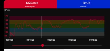 Misurazione della frequenza cardiaca con la fascia toracica Polar H10