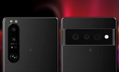 Un nuovo flagship Sony Xperia potrebbe arrivare con un sensore da 50 MP simile a quello del Google Pixel 6 - ma forse con un design diverso. (Fonte immagine: Sony/FrontPageTech - modificato)