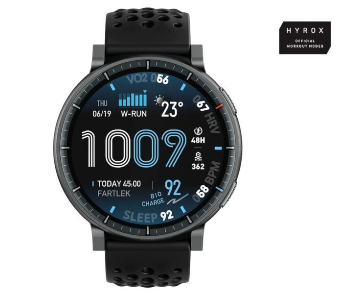 Amazfit Active Max supporterà le modalità di allenamento ufficiali di Hyrox. (Fonte immagine: via Roland Quandt)